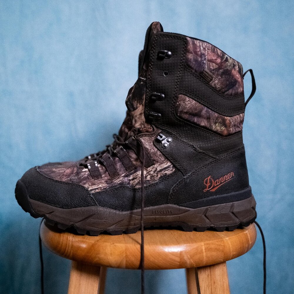 Danner Boots 11.5 Men's Mossy Oak 400g Insulated Hunting Boots